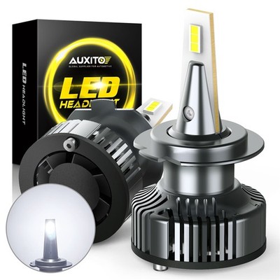 2x AUXITO H7 LED Headlight High Kit Low Beam Bulbs Lamp 6500K Bright Super White