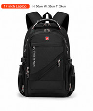 20" Laptop Backpack Waterproof Travel School Business Bag Fits 17" Laptop USB