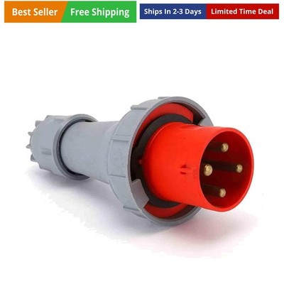 Waterproof CEE Industrial Connector Plug 4Pin 125A 380-415V 3P+E