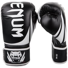 Venum Challenger 2.0 Boxing Gloves - Black/White, 16 oz
