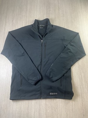 Marmot Tempo Softshelljacke Herren Full Zip atmungsaktiv Wandermantel L schwarz M3