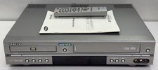 Samsung DVD-V2000 DVD VCR VHS Combo Player Recorder Remote Manual UNTESTED READ
