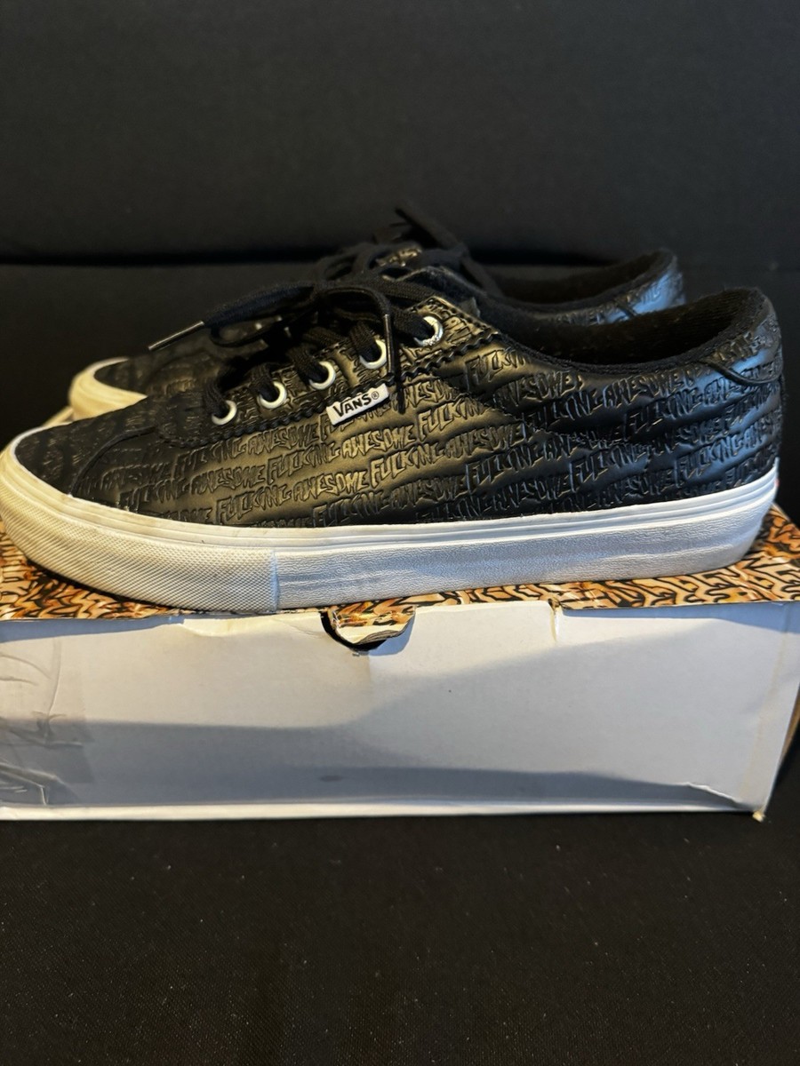 靴 Vans Epoch 94 Pro (Fuckingawesome) 11.5 VANS Fu**ing Awesome Epoch 94 Pro Black Men's Leather Skate Shoes