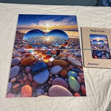 Wooden Puzzle for Adults, Wooden Jigsaw Puzzl...