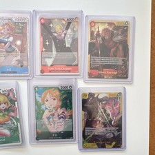 Bandai One Piece Card Game  Character Cards Nami Chopper Rayleigh 