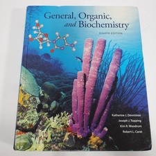 McGraw-Hill General, Organic Biochemistry 8th Ed textbook Katherine J Denniston