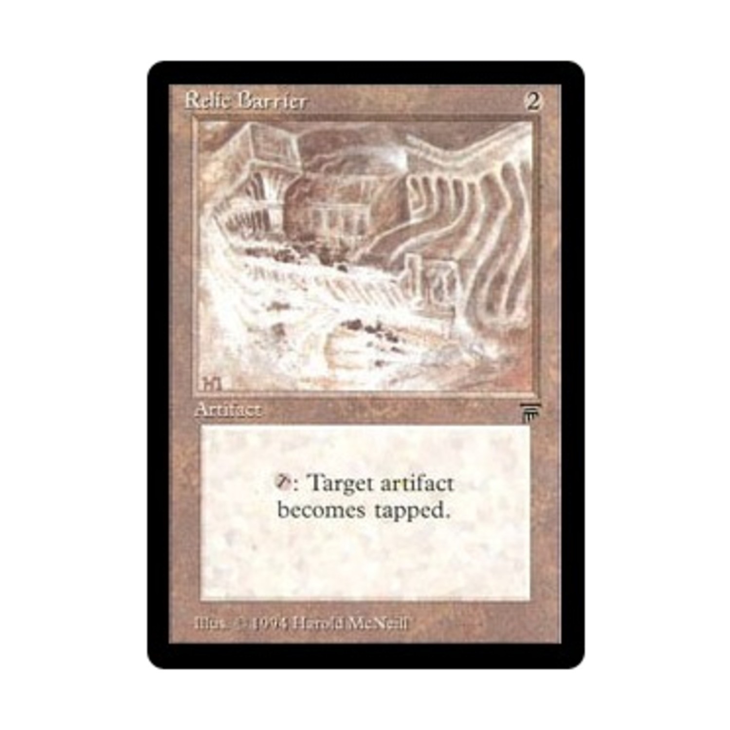 WOTC MtG Legends Relic Barrier (U) VG