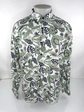 PAUL SMITH - Floral Pineapple Mens S / M Hawaiian Aloha Pineapple Shirt