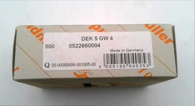 WEIDMULLER 0522660004 DEK 5 GW 4 (LOT OF 50)