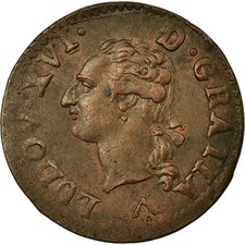 [#30698] Coin, France, Louis XVI, Liard, Liard, 1778, Lille, AU, Cop, per