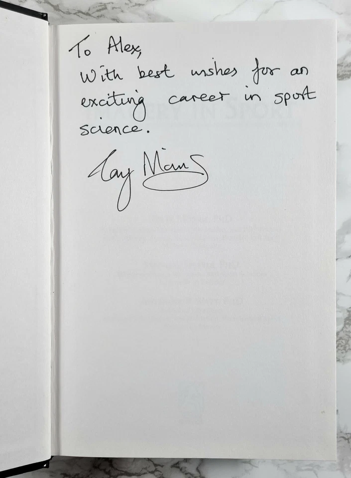 Imagery In Sport - SIGNED FIRST EDITION - by Tony Morris... - 2005 - Hardcover  - Image 4 of 4