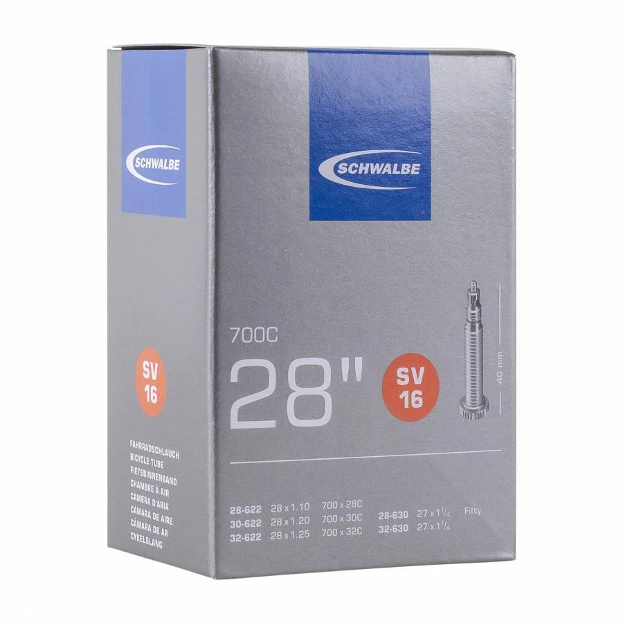 Chambre a air velo 700 x 28-32 schwalbe valve presta 40mm (sv16) - Photo 1/1