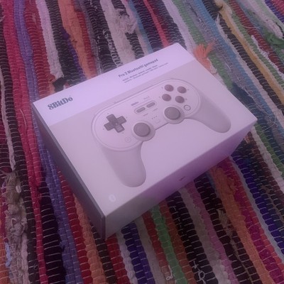8BitDo Pro 2 Bluetooth Wired Gamepad Gray box only no controller just box only  