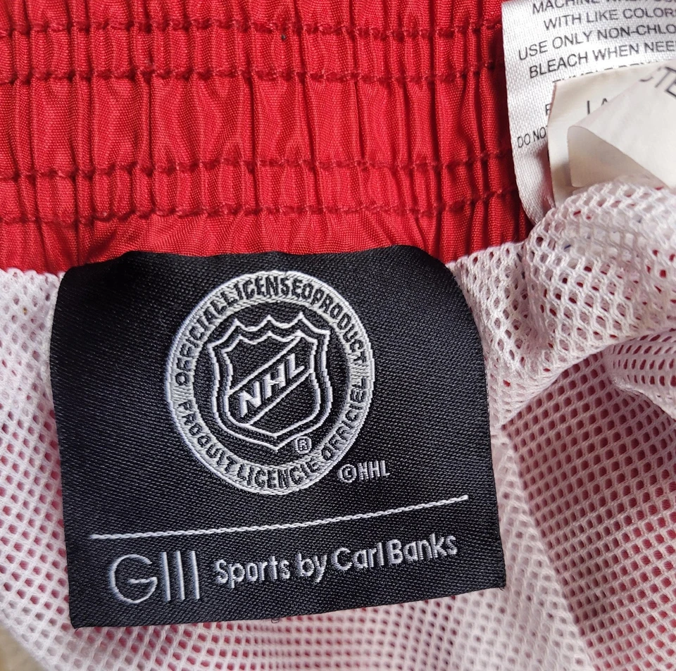 Pantalones Cortos Chicago Blackhawks Para Hombres XXL Rojo NHL G-III Carl Banks Foto 3 de 4