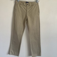 Children's Place School Khaki Flat Front Pants Size 12