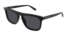 Authentic Saint Laurent SL 586 Browline Black Sunglasses - NEW