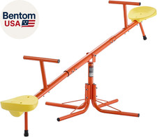 Seesaw Teeter Totter for Kids Outdoor, 100 Lbs Load Capacity per Seat, Sit and S