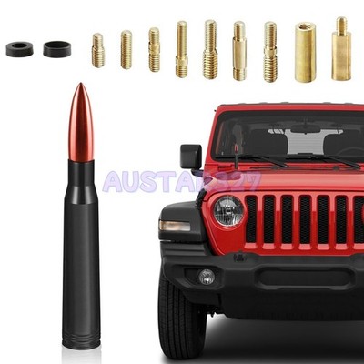 Red Bullet Antenna for Ford Chevrolet GMC SUV Truck Copper & Aluminum Upgrade