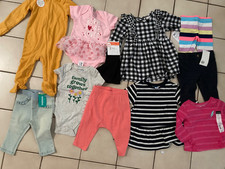 BABY GIRLS 11 piece.Size 6 9 12 Months CLOTHING LOT Wardrobe Outfits ALL NEW 