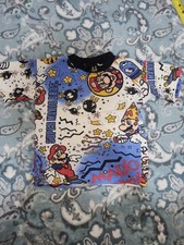 Vintage RARE 1991 Nintendo Super Mario Bros AOP Youth Tshirt SSI