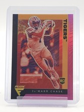 JA'MARR CHASE 2021 CHRONICLES DRAFT PICKS FLUX ROOKIE PINK PRIZM #236 LSU Q7038