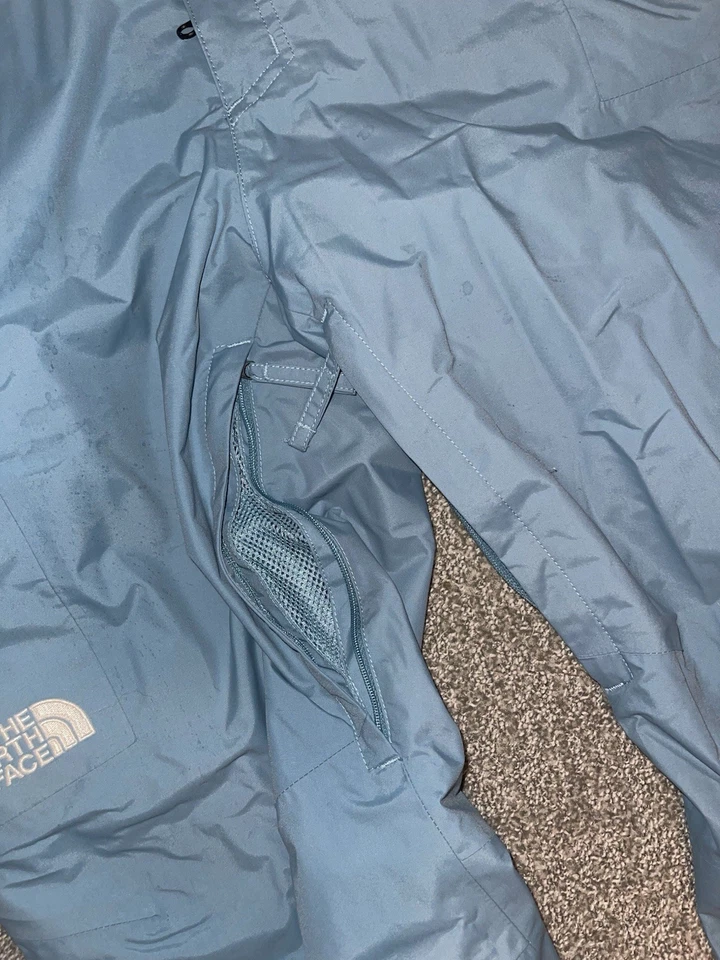 Pantalones de nieve North Face impermeables para hombres medianos (M) - azul puerto Foto 2 de 4