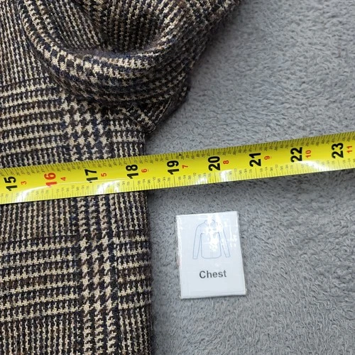 Officine Generale Manon Jacket Blazer Mens Small ( 36"Waist) Houndstooth Wool image 17