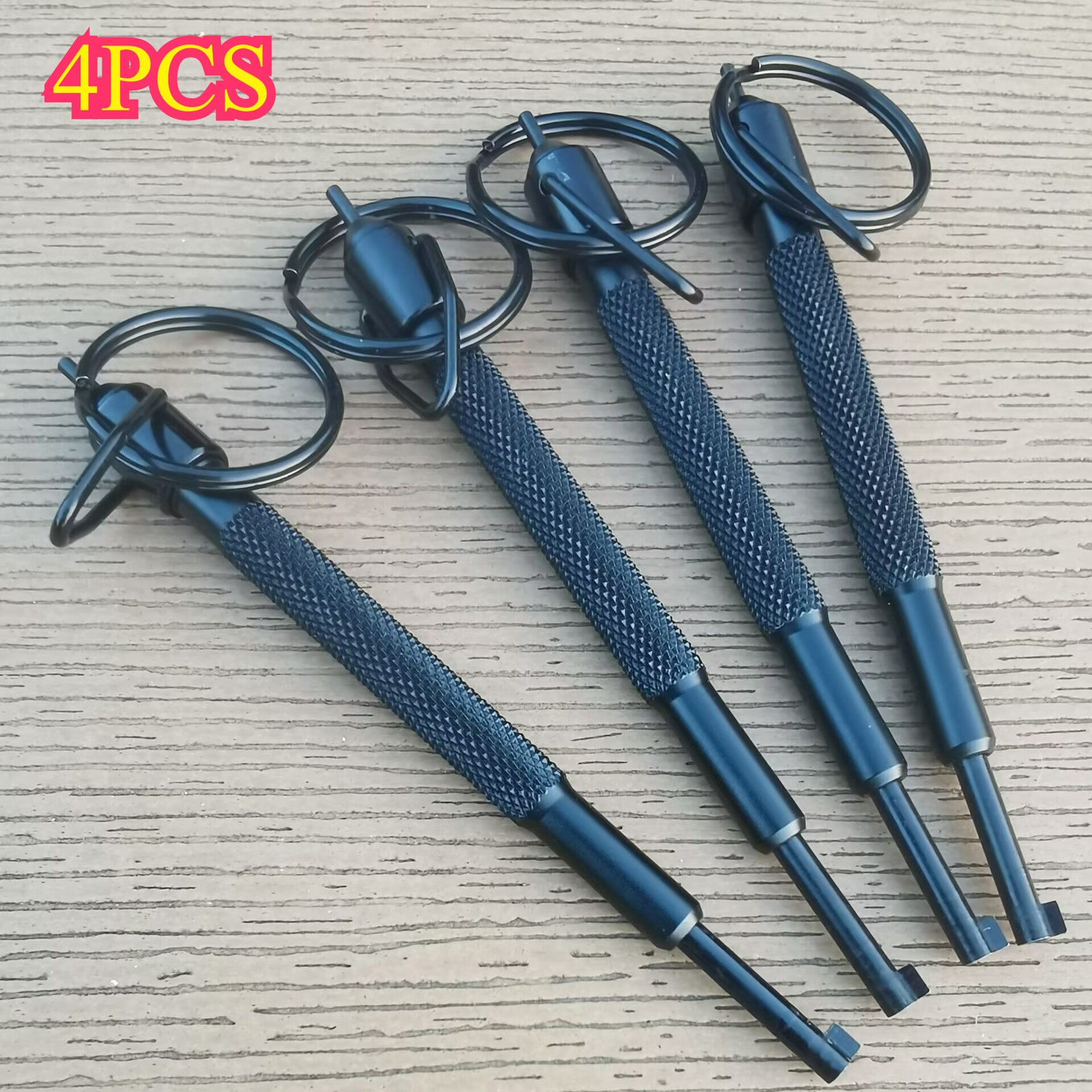 4 PACK Swivel Hand Cuff Handcuff Key Ring Police Fits & Smith & Wesson Universal