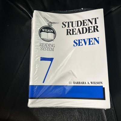 Wilson Reading System Student Reader, Levels 7-12, 3rd Edition NEW