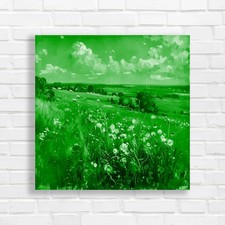 Vibrant Countryside Landscape Canvas Print Large Picture Wall Art