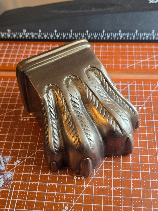 Anthropologie Antiqued Claw Doorstop - Handmade, Aluminum Cast, 3 lbs
