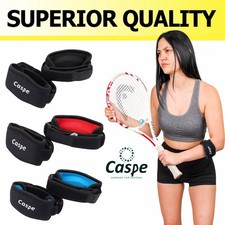 Caspe 2 Pack Tennis Elbow Brace Strap Tendonitis Golfers Wrap Band Pain Relief