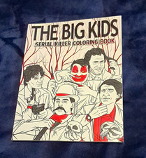 The Big Kids Serial Killer Coloring Book True Crime Paperback Made in USA