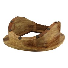 Sockel f&uuml;r Taucherhelm Art. 8580 & 9575N aus Mangoholz 41 x 48 cm Sea-Club