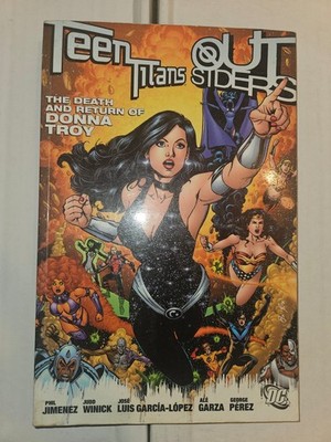 Teen Titans Outsiders Hardcover The Death and Return of Donna Troy DC