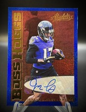🔥2018 Absolute Jordan Lasley - Boss Hoggs Spectrum Blue AUTO - Baltimore Ravens
