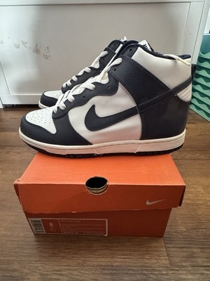 Nike Dunk High White/Midnight Navy Men s Size 8.0