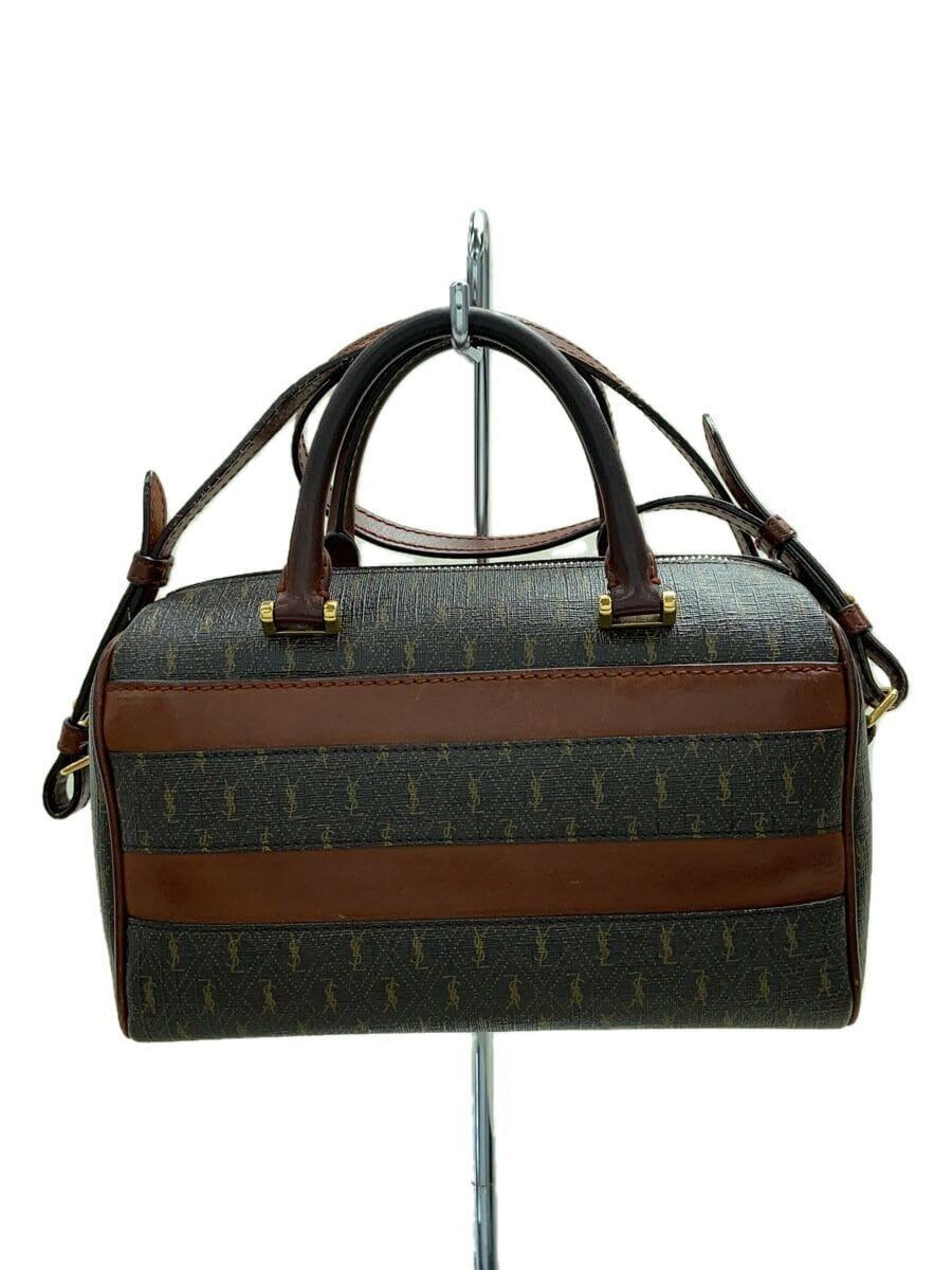 BORSA A TRACOLLA SAINT LAURENT Marrone TOTAL PATTERN GNR533481 0621 Usata