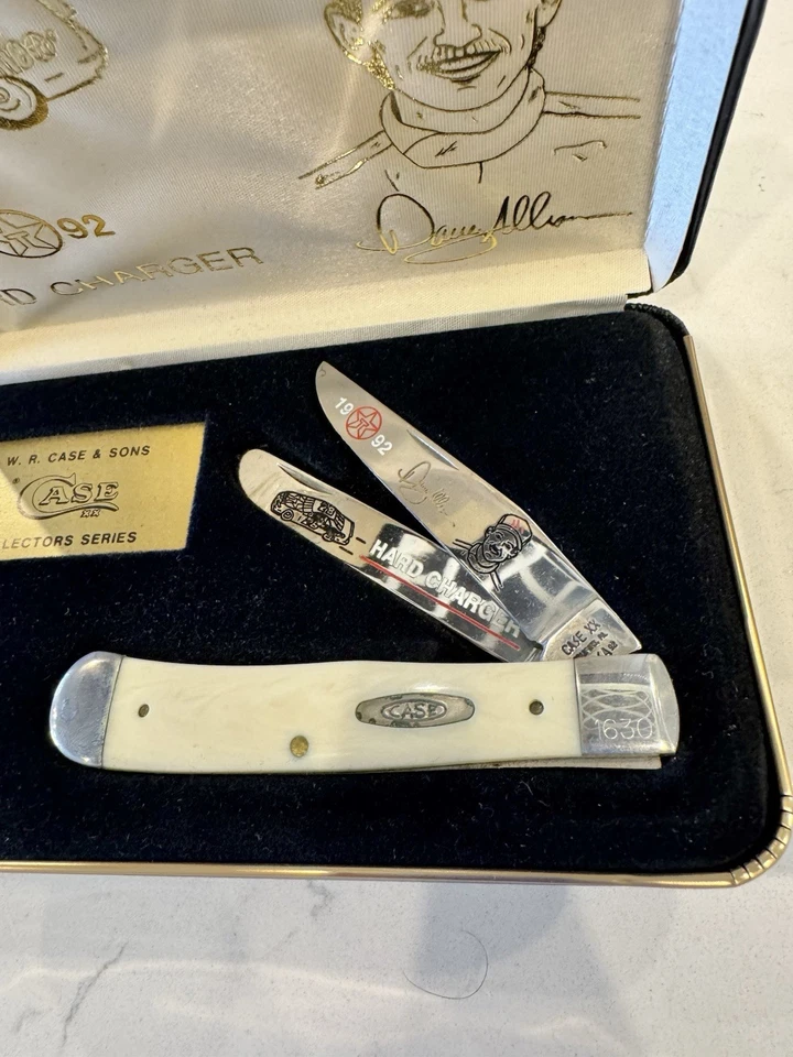 Raro Vintage CASE XX “1992 Cargador Duro Davey Allison” XXXX/2000 Nuevo Foto 2 de 3