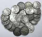 27 PIECE LOT OF MIXED DATE WALKING LIBERTY HALF DOLLARS! $13.50 FV! NR #G3330