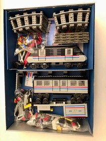 LEGO 4558 Metroliner Train 9V 100% Complete Box and Manual (1992) + LEGO 4548