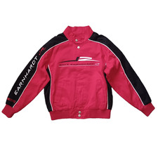 Vtg Dale Earnhardt Jr. Racing Jacket #8 Youth Boys Medium 10 12 Red Logo NWOT