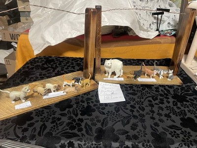 12 CATS KITTENS GROUP LOT ASSORTED BREEDS FIGURINES  VERY CUTE - TAKE A LOOK!