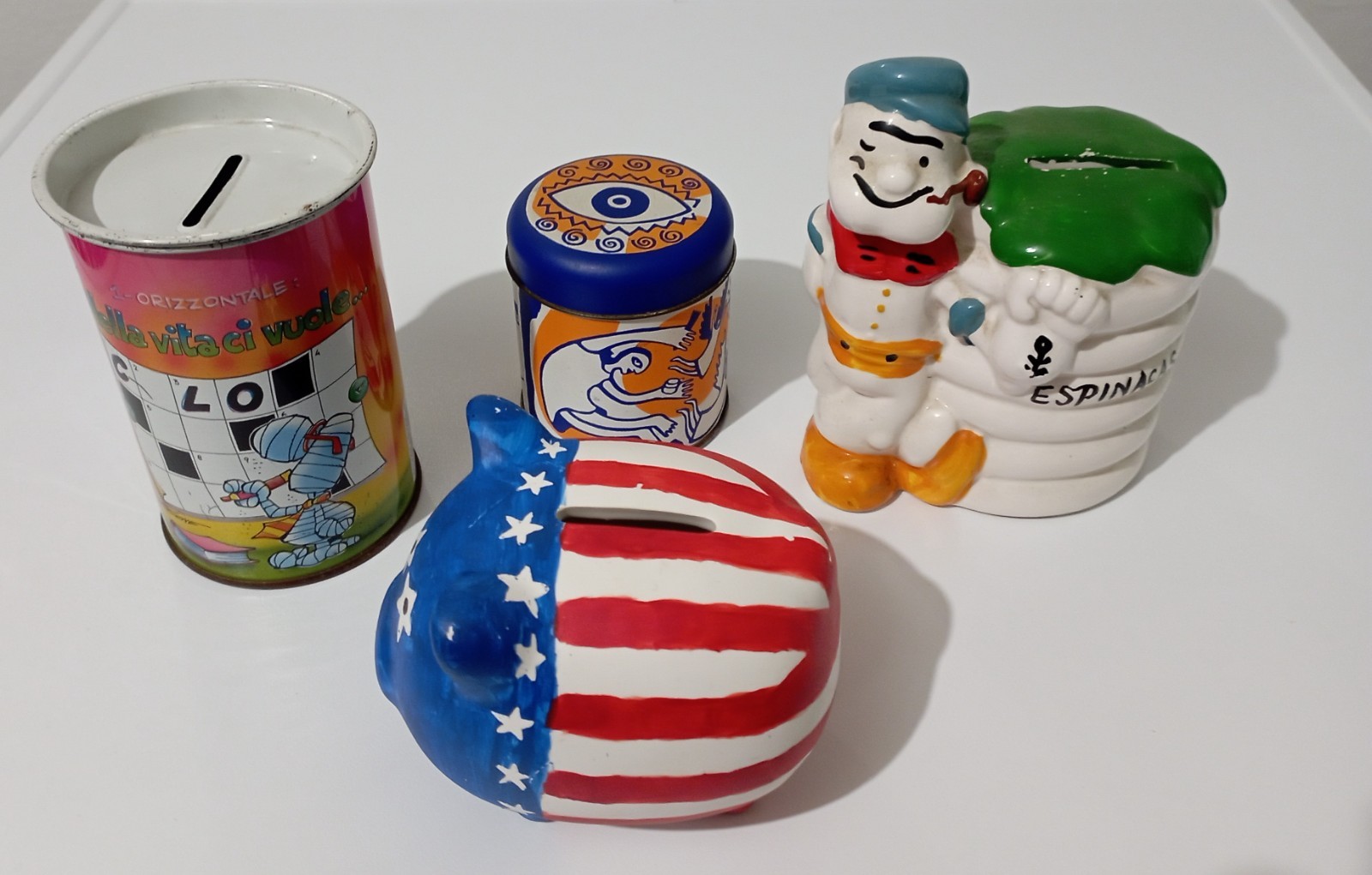 Lotto Salvadanai Vintage da Collezione