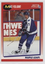 1991-92 Score Canadian Bilingual Mike Foligno #248 uk2