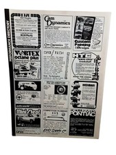 1976 Performance Directory Hot Rod Parts Vintage Print Ad Hedman Vortex