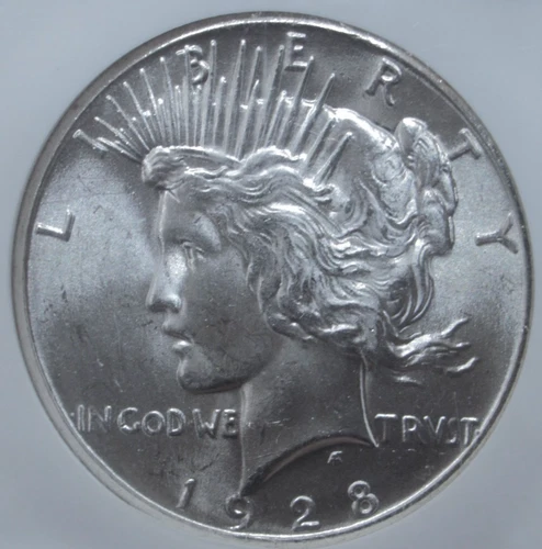 1928 Peace Dollar NGC MS64 STAR with CAC Absolute White