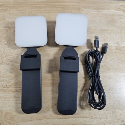 Logitech Litra Glow Streaming Light 2 Pack Used Tested Working