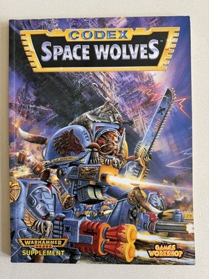 Warhammer 40k Space Wolves Codex 1994 2nd Edition Very Good Condition Uncut