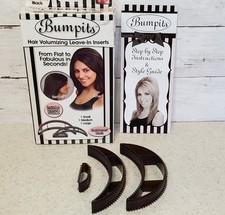 Vintage Y2K Bumpits Hair Volumizing Inserts Set of 3 w/ Style Guide  Small...